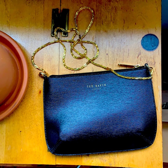 Gorgeous Ted Baker crossbody bag with gold chain - Picture 1 of 4
